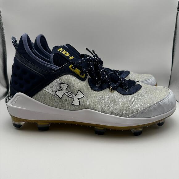 Under Armour Mens 13.5 Harper 8 Elite TPU Baseball Cleats 3026591-102 main image 7
